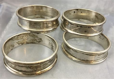 silver napkin rings vintage